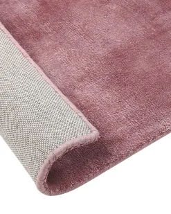 Discount Beliani Tappeto GESI II Viscosa Rosa