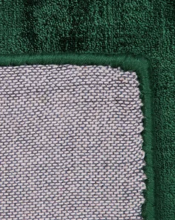 Clearance Beliani Tappeto GESI II scuro Viscosa Verde