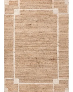 New Beliani Tappeto GONDIA chiaro Iuta Beige