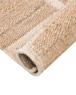 New Beliani Tappeto GONDIA chiaro Iuta Beige