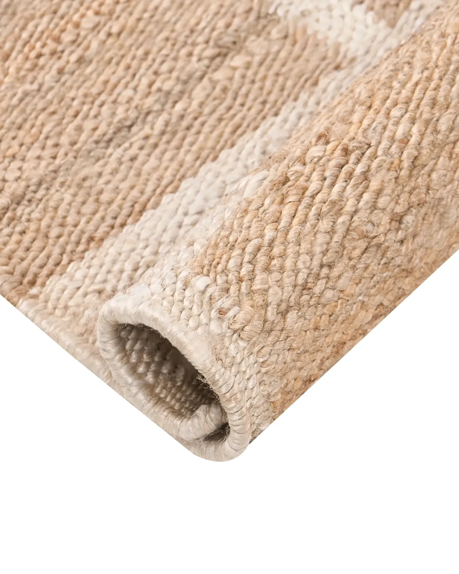New Beliani Tappeto GONDIA chiaro Iuta Beige