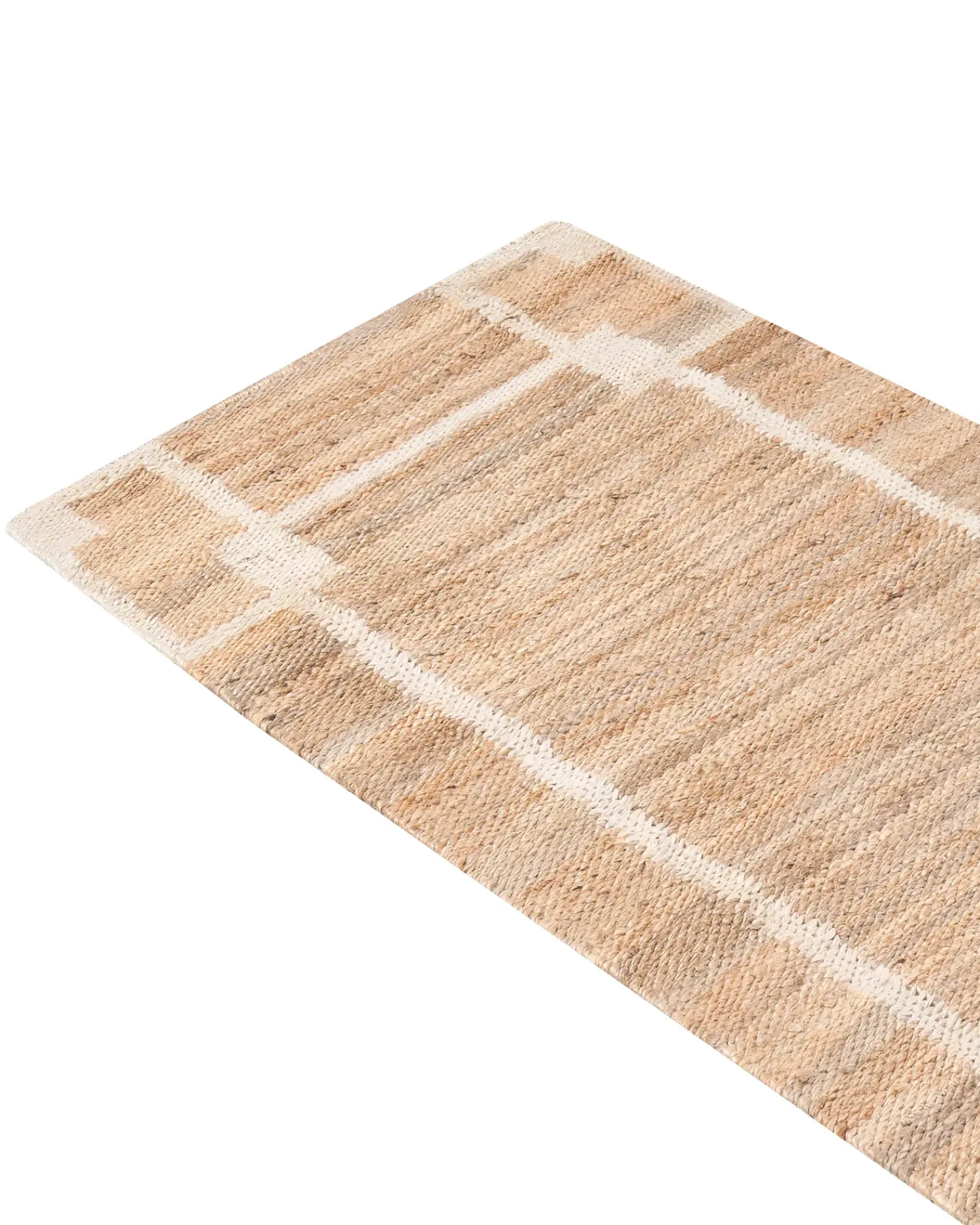 New Beliani Tappeto GONDIA chiaro Iuta Beige