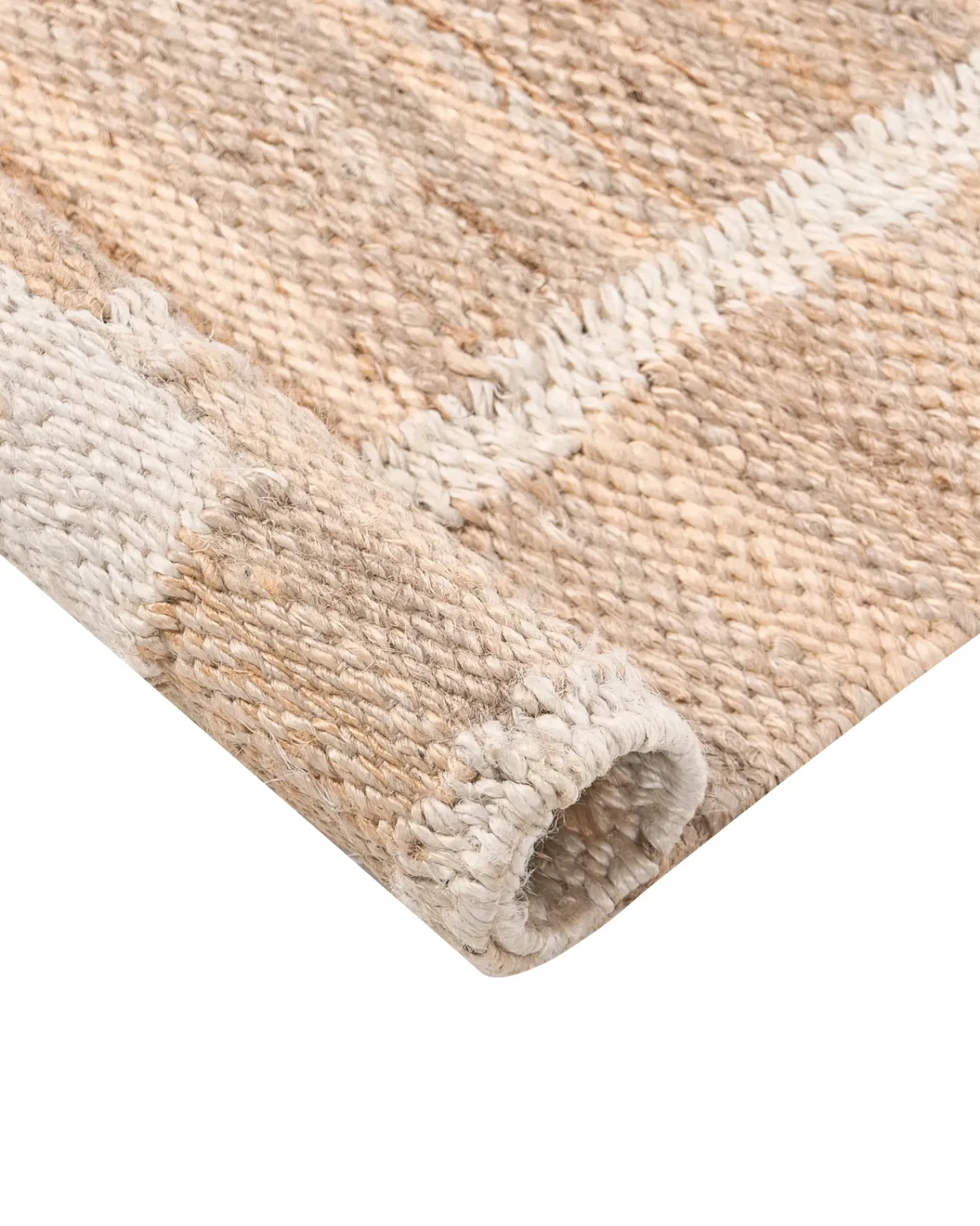 New Beliani Tappeto GONDIA chiaro Iuta Beige