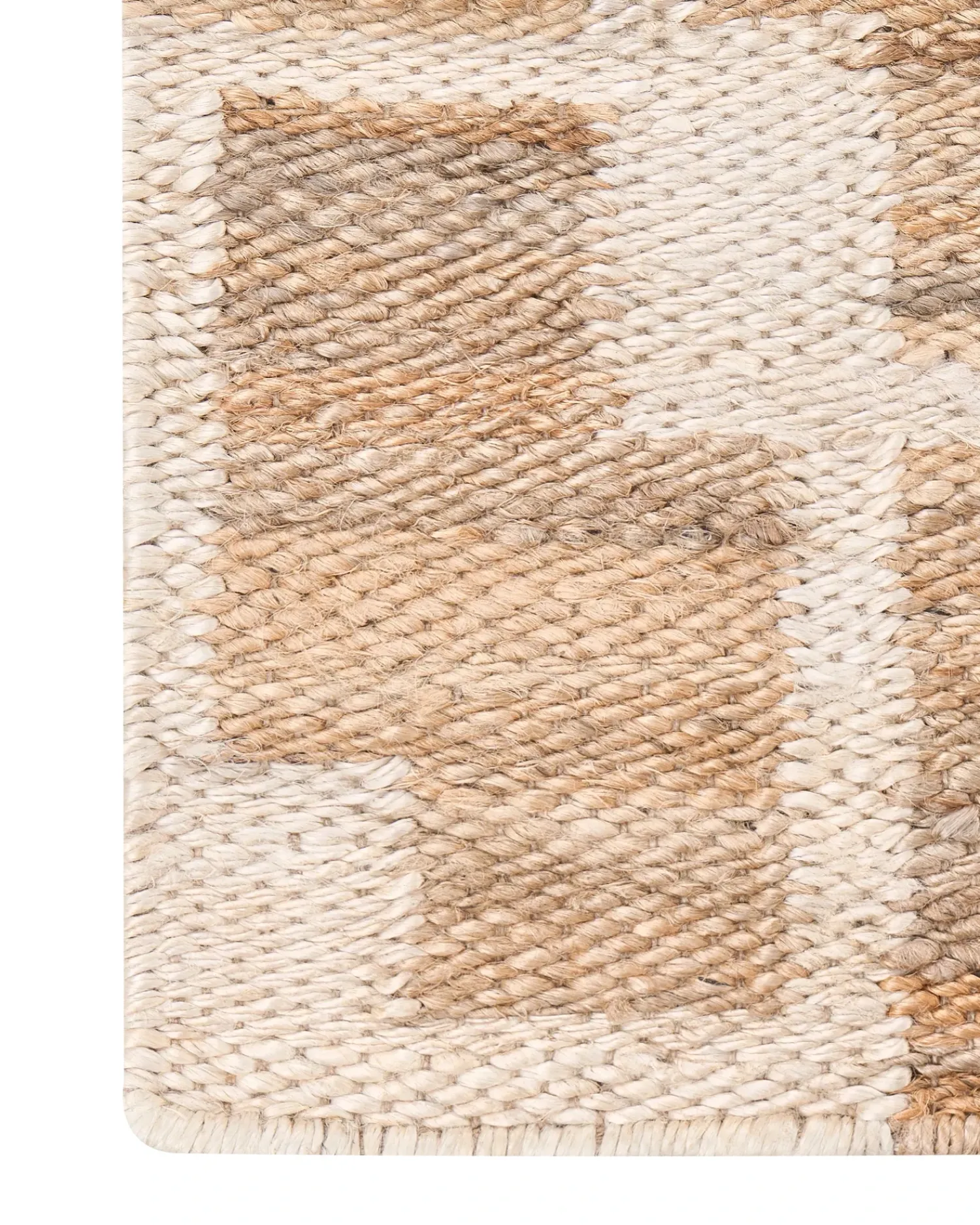 New Beliani Tappeto GONDIA chiaro Iuta Beige