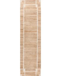 New Beliani Tappeto GONDIA chiaro Iuta Beige