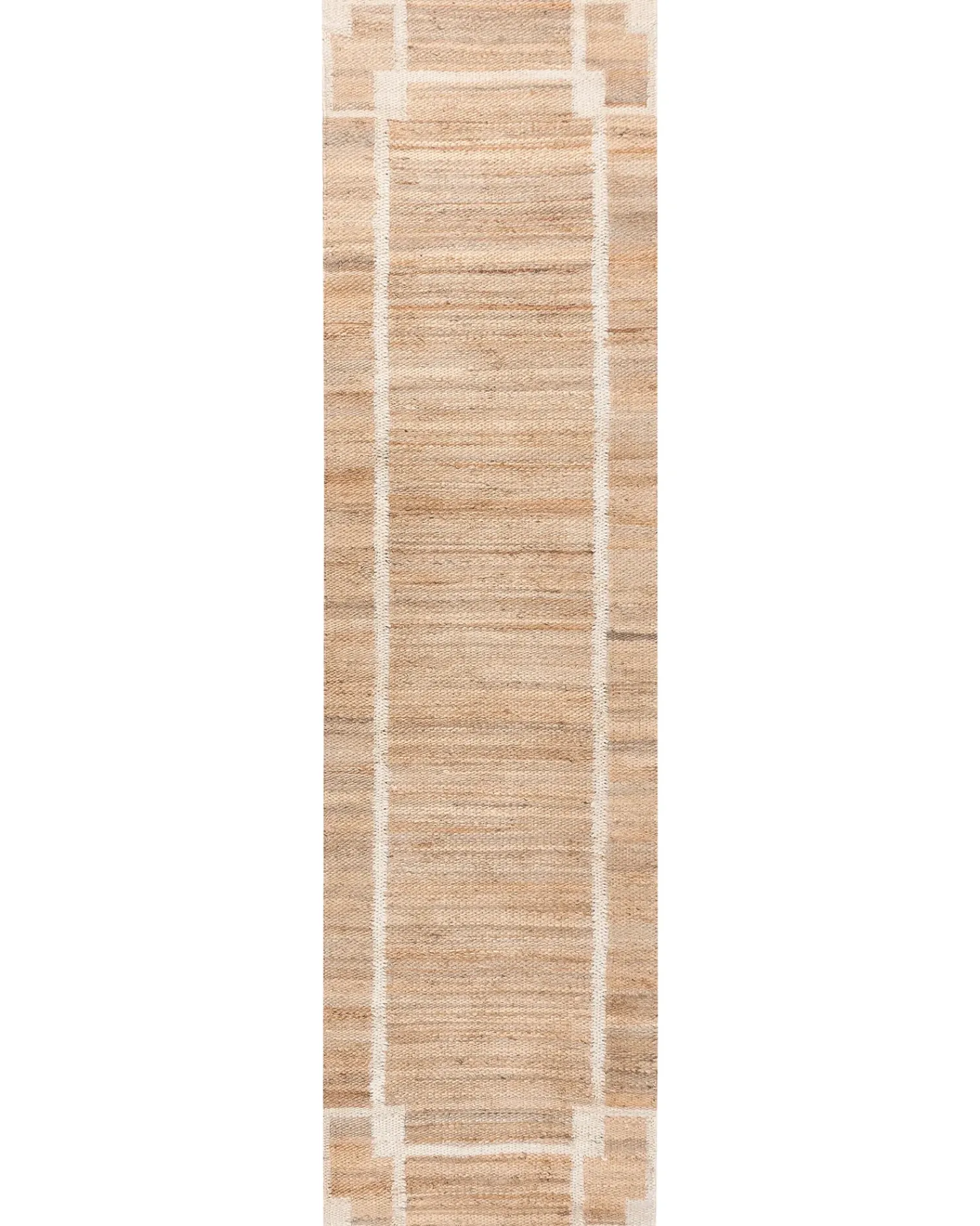 New Beliani Tappeto GONDIA chiaro Iuta Beige
