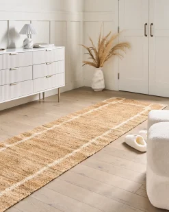 New Beliani Tappeto GONDIA chiaro Iuta Beige