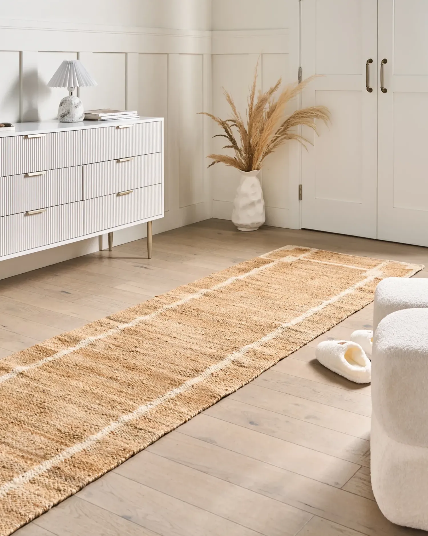 New Beliani Tappeto GONDIA chiaro Iuta Beige