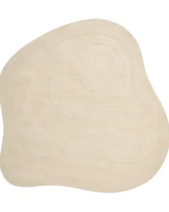 Best Beliani Tappeto GORANO chiaro 160 x 160 cm Viscosa Beige