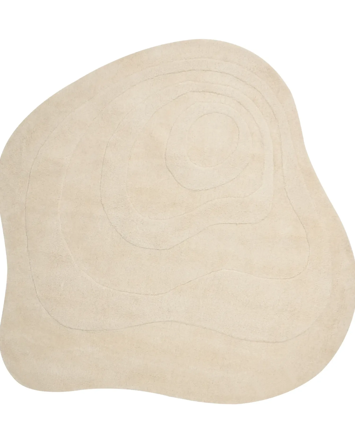 Best Beliani Tappeto GORANO chiaro 160 x 160 cm Viscosa Beige