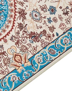 Online Beliani Tappeto GORDES Beige 80 x 240 cm Beige Blu