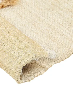 Sale Beliani Tappeto HAMZALAR Beige Iuta Beige Naturale