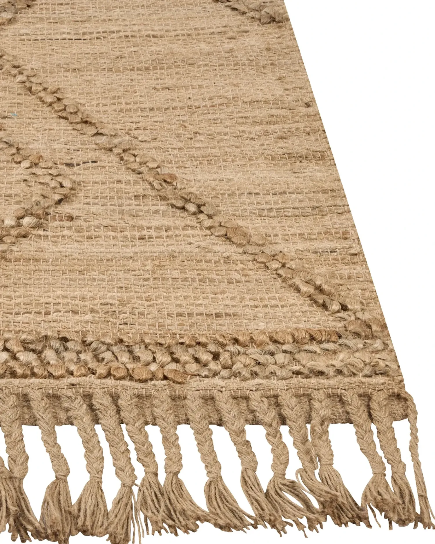 Discount Beliani Tappeto HANDERE Iuta Beige