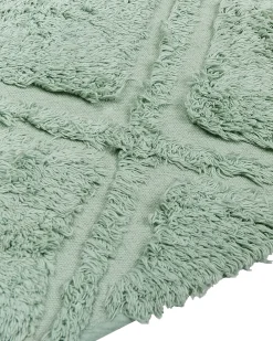 Beliani Tappeto HATAY chiaro Cotone Verde