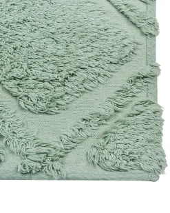 Beliani Tappeto HATAY chiaro Cotone Verde