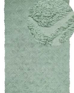 Beliani Tappeto HATAY chiaro Cotone Verde