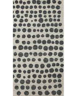 Best Beliani Tappeto HAVRAN Nero/Bianco 80 x 150 cm Lana Beige Nero