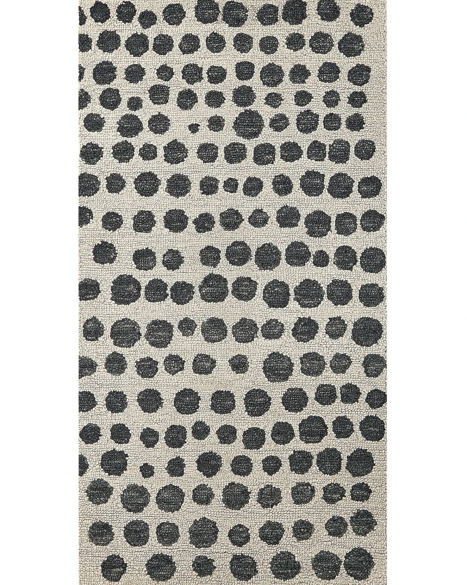 Best Beliani Tappeto HAVRAN Nero/Bianco 80 x 150 cm Lana Beige Nero