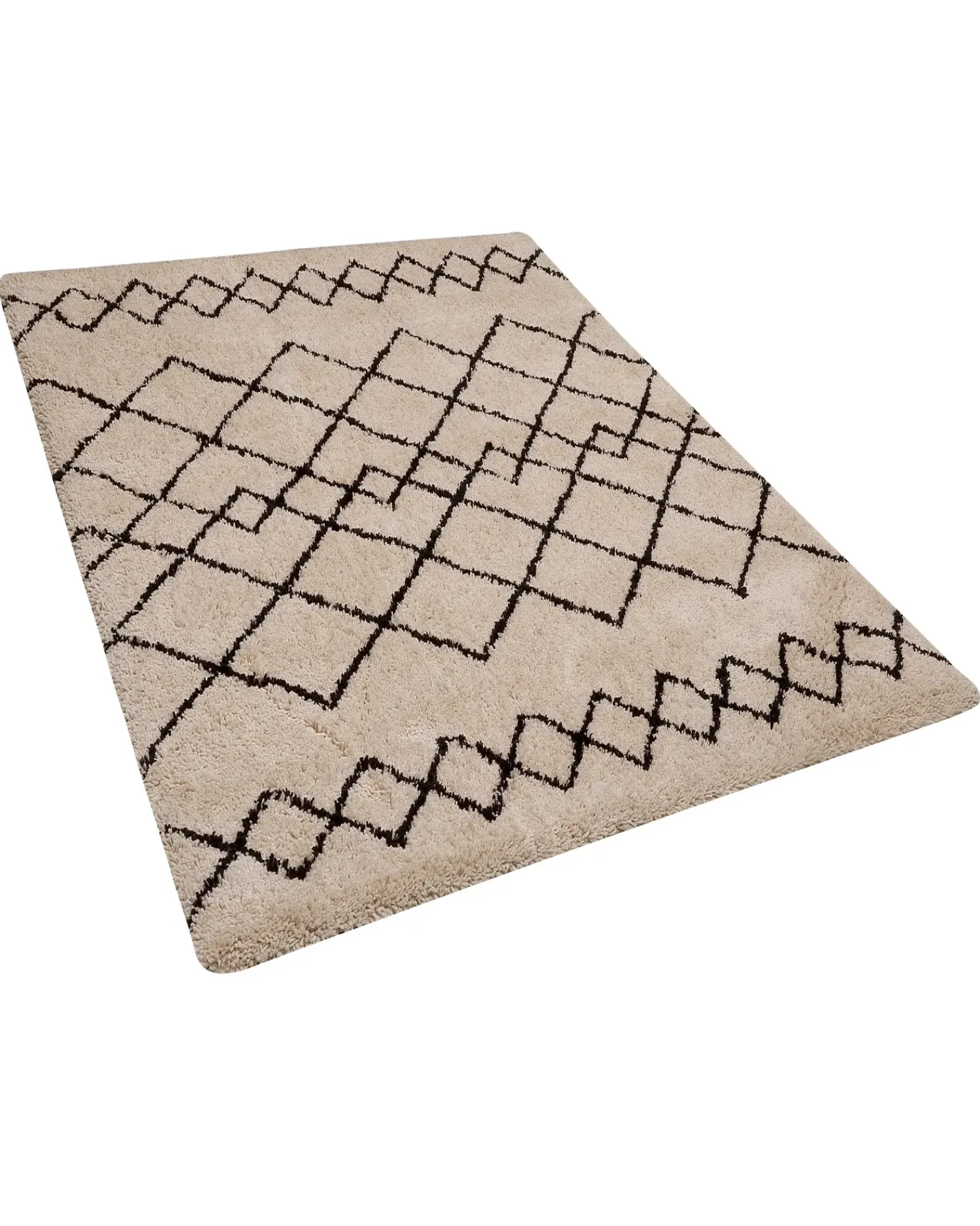 Discount Beliani Tappeto HAVSA Beige Beige Nero