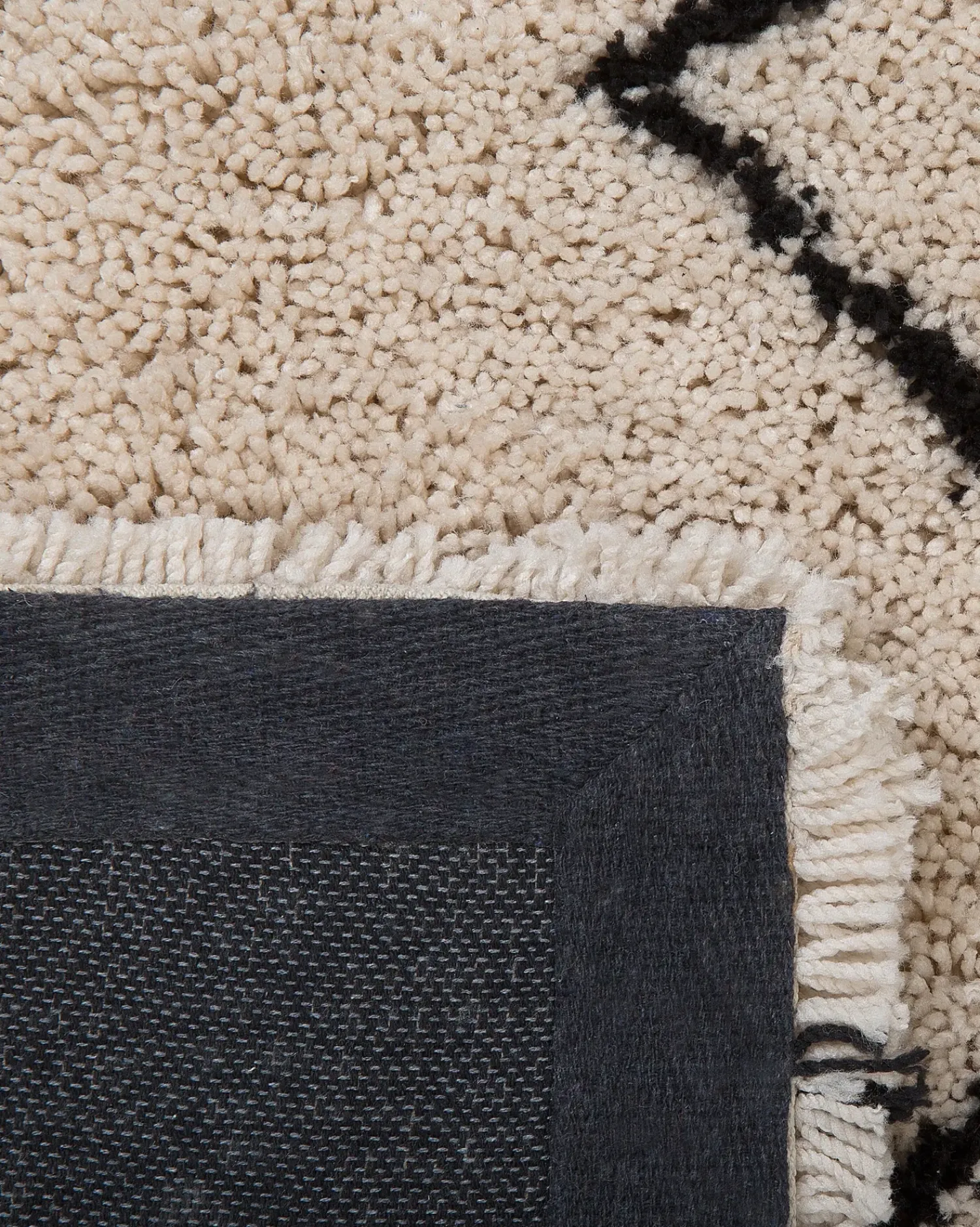 Discount Beliani Tappeto HAVSA Beige Beige Nero