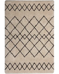 Discount Beliani Tappeto HAVSA Beige Beige Nero