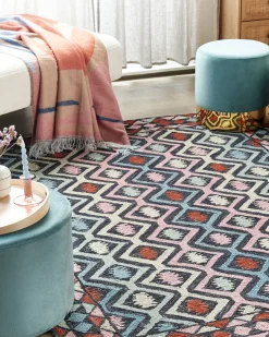 Best Beliani Tappeto HAYMANA Lana Multicolore