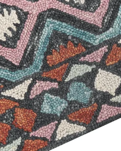 Best Beliani Tappeto HAYMANA Lana Multicolore