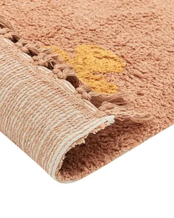 Outlet Beliani Tappeto IGDIR Arancione Cotone Arancione Blu Giallo Rosso