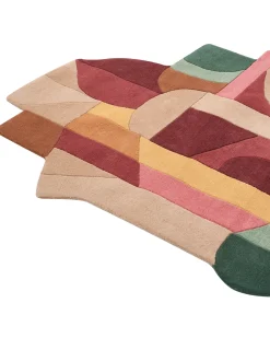 Hot Beliani Tappeto INDORE 160 x 230 cm Lana Multicolore