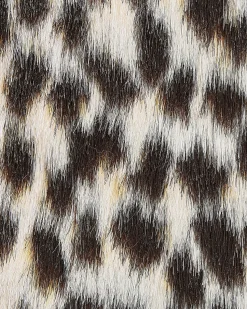 New Beliani Tappeto in pelliccia sintetica NAMBUNG Beige 60 x 90 cm Beige Grigio Marrone
