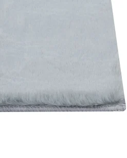 Best Beliani Tappeto in pelliccia sintetica MIRPUR Grigio chiaro Grigio Verde