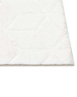 Hot Beliani Tappeto in pelliccia sintetica THATTA Bianco