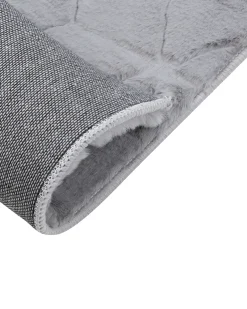Clearance Beliani Tappeto in pelliccia sintetica THATTA Grigio