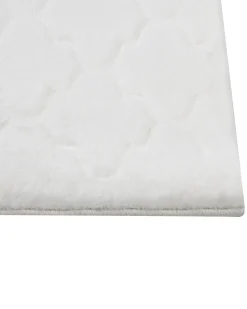 Hot Beliani Tappeto in pelliccia sintetica GHARO 160 x 230 cm Bianco