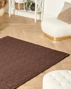 Discount Beliani Tappeto in pelliccia sintetica THATTA Marrone