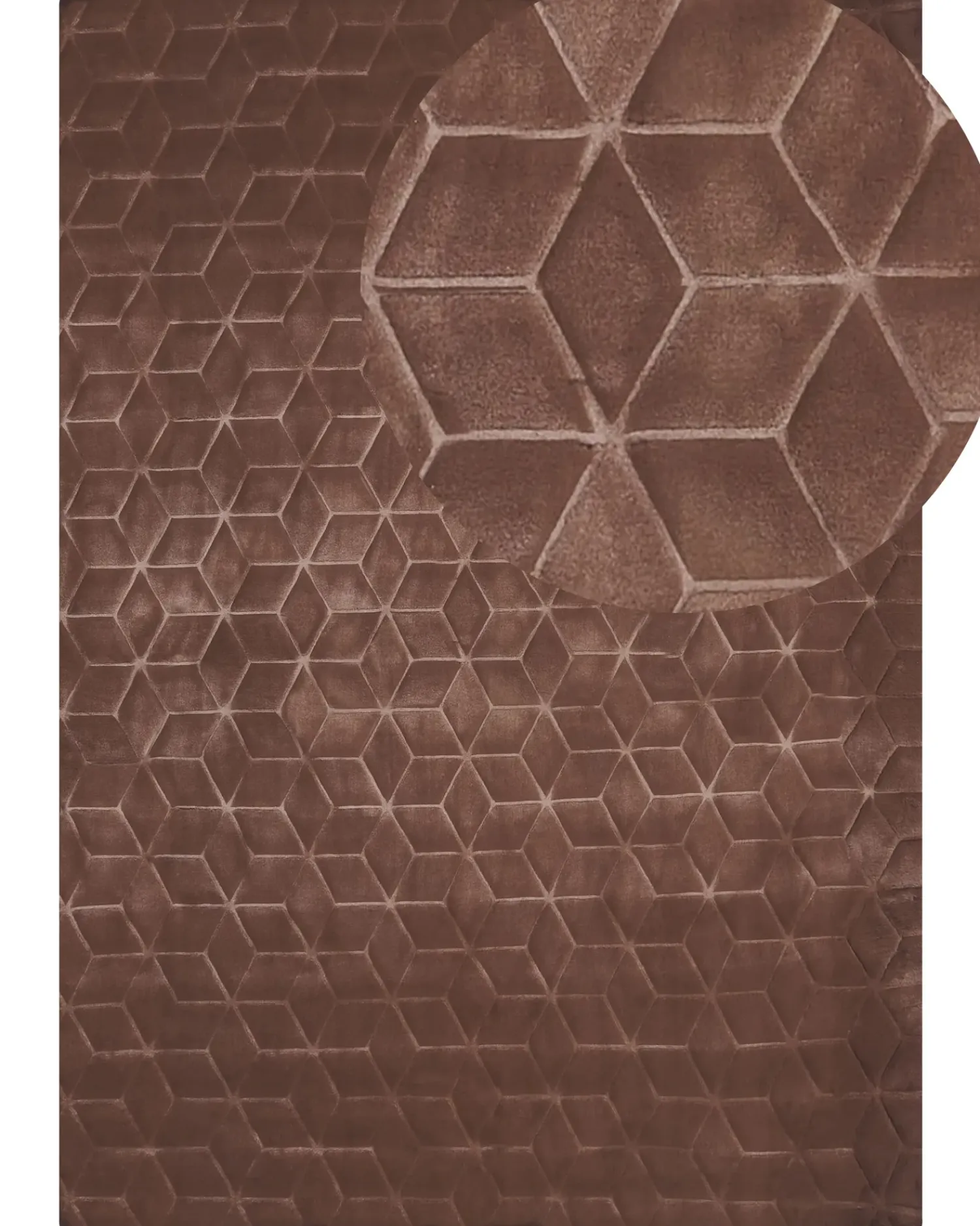 Discount Beliani Tappeto in pelliccia sintetica THATTA Marrone