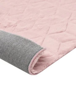 New Beliani Tappeto in pelliccia sintetica THATTA Rosa