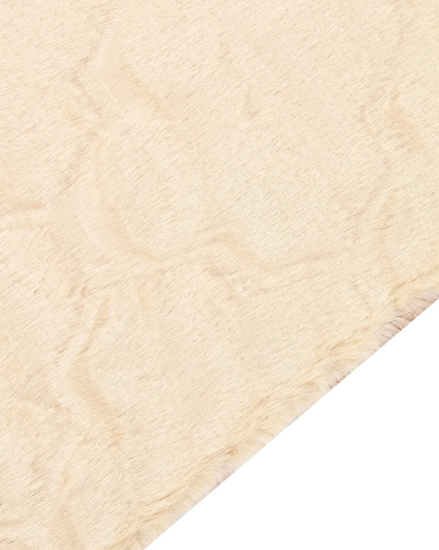 New Beliani Tappeto in pelliccia sintetica GHARO Beige