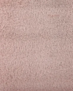 Beliani Tappeto in pelliccia sintetica UNDARA 60 x 90 cm Rosa
