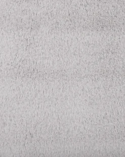 New Beliani Tappeto in pelliccia sintetica UNDARA chiaro 60 x 90 cm Grigio