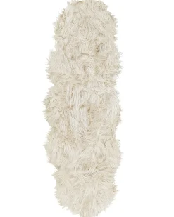 Clearance Beliani Tappeto in pelliccia sintetica MAMUNGARI 60 x 180 cm Beige