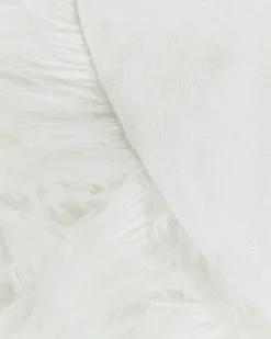 Beliani Tappeto in pelliccia sintetica MAMUNGARI 60 x 180 cm Bianco