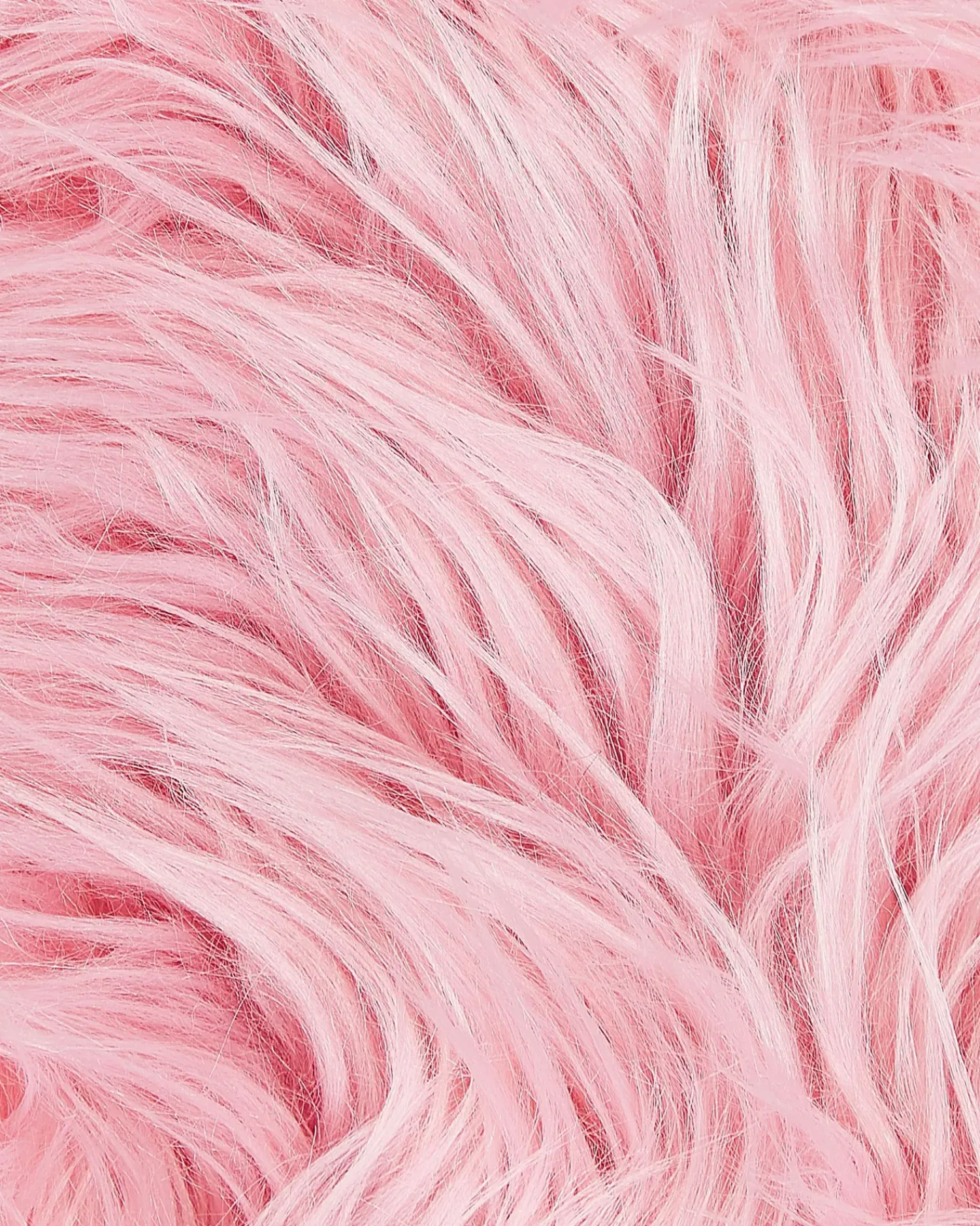 Clearance Beliani Tappeto in pelliccia sintetica MAMUNGARI 60 x 180 cm Rosa