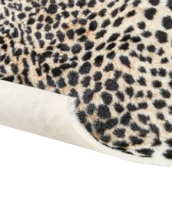 Online Beliani Tappeto in pelliccia sintetica OSSA Beige Beige Nero