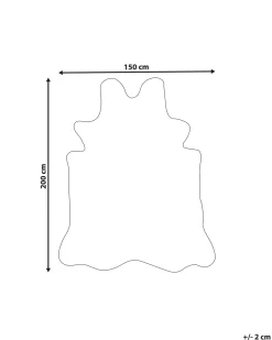 Online Beliani Tappeto in pelliccia sintetica KNOLL Marrone 150 x 200 cm Beige Marrone