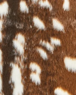 Online Beliani Tappeto in pelliccia sintetica KNOLL Marrone 150 x 200 cm Beige Marrone