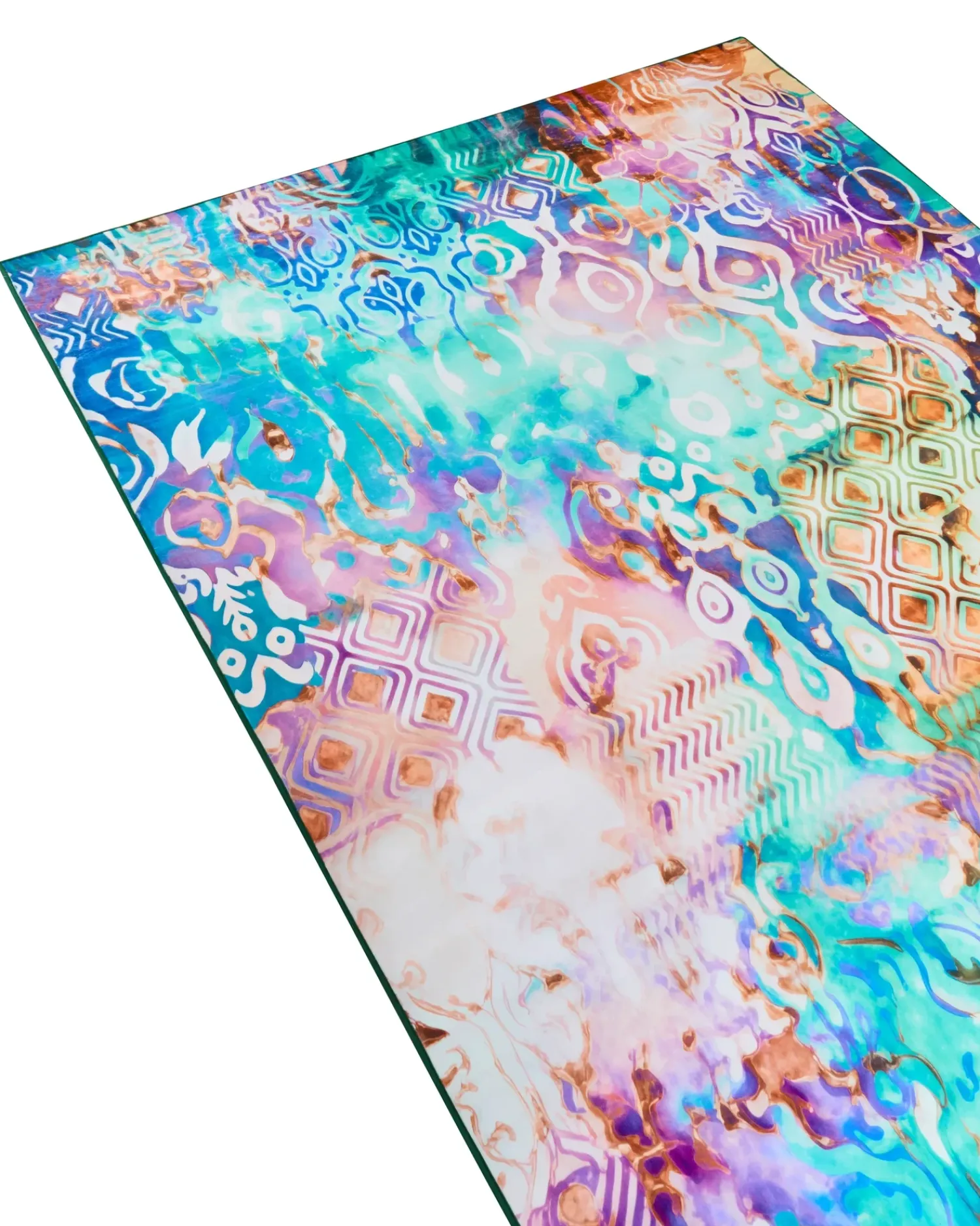 Best Beliani Tappeto ISVANTA Multicolore Blu Rosa Verde Multicolore