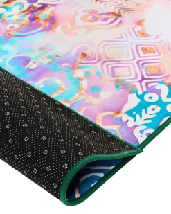 Best Beliani Tappeto ISVANTA Multicolore Blu Rosa Verde Multicolore