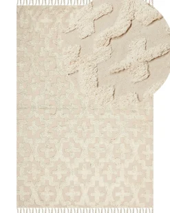 Discount Beliani Tappeto ITANAGAR Cotone Beige
