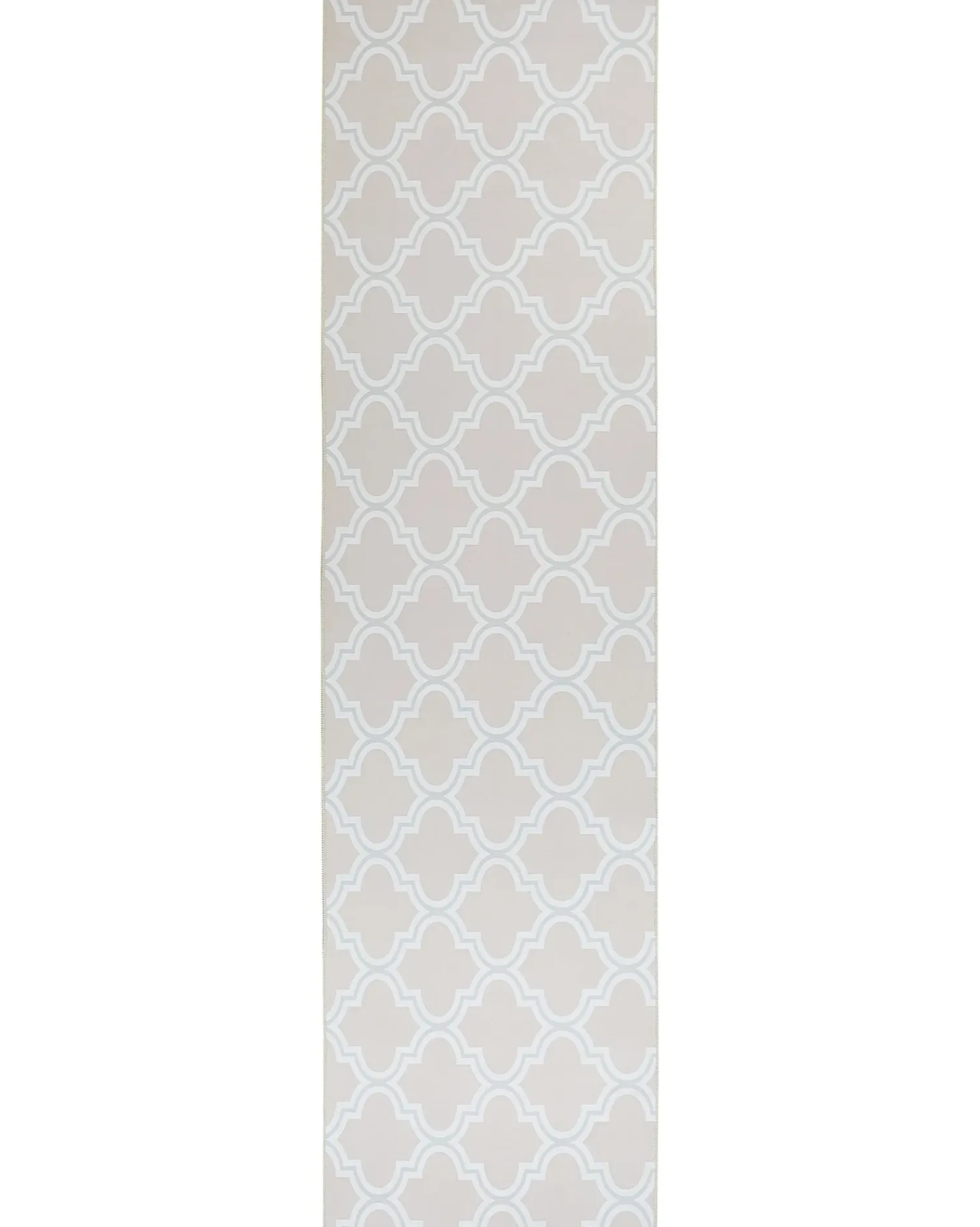 Hot Beliani Tappeto KADAYAL Beige 80 x 300 cm Beige Bianco